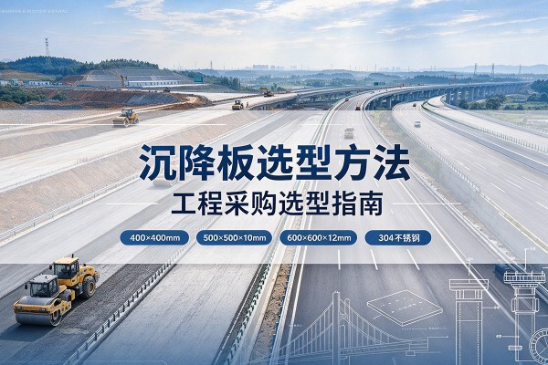 黄石沉降板选择方法