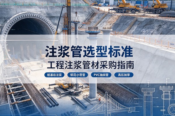 黄石注浆管选型标准