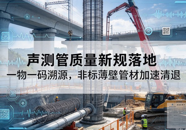 黄石声测管质量新规落地，一物一码溯源，非标薄壁管材加速清退