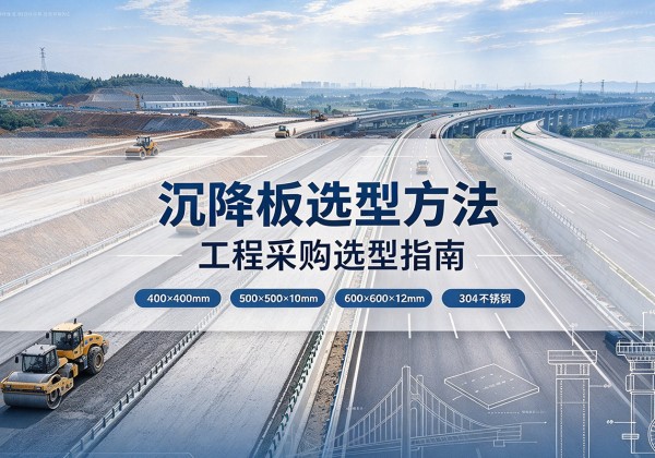 黄石沉降板选择方法